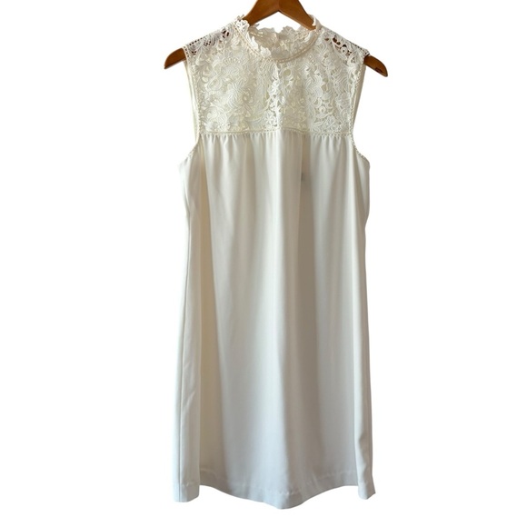Theory Aronella Ivory Lace Dress - Picture 1 of 10